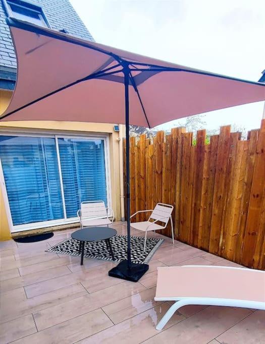 Appartement Cosy, Detente Avec Terrasse Pleurtuit Kültér fotó